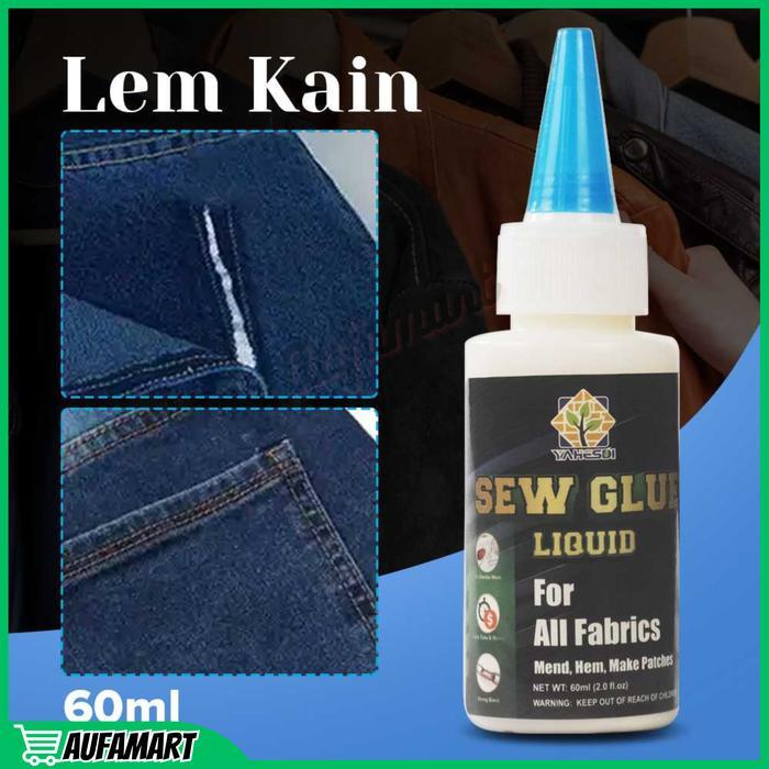 Lem Perekat Kain Kulit Untuk Baju Robek Tanpa Jahit