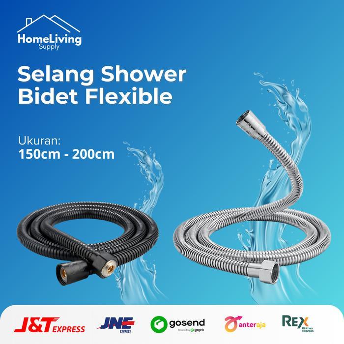 Toto - Selang Shower Bidet Fleksibel Flexibel Kuningan Air Panas Dingin