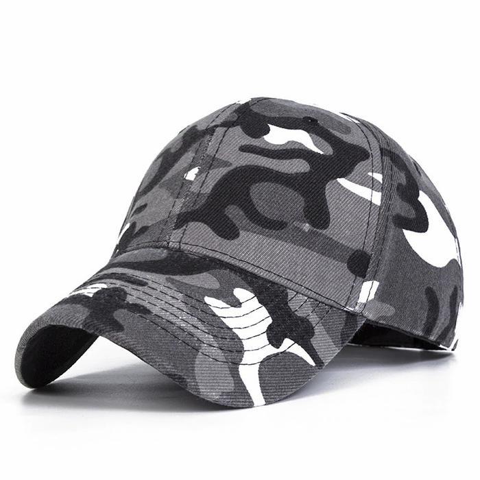 Topi Baseball Camo Loreng Tentara Camouflage Army Look Tentara Pria