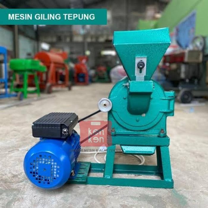MESIN PENEPUNG GILINGAN TEPUNG DISK MILL FFC 15 + DINAMO 1 PK OSSEL - FFC 15 + DINAMO