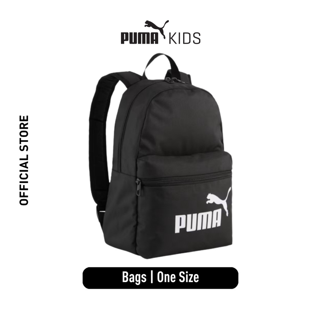 PUMA Phase Small Backpack 09132301 - Tas Ransel Anak (Hitam)