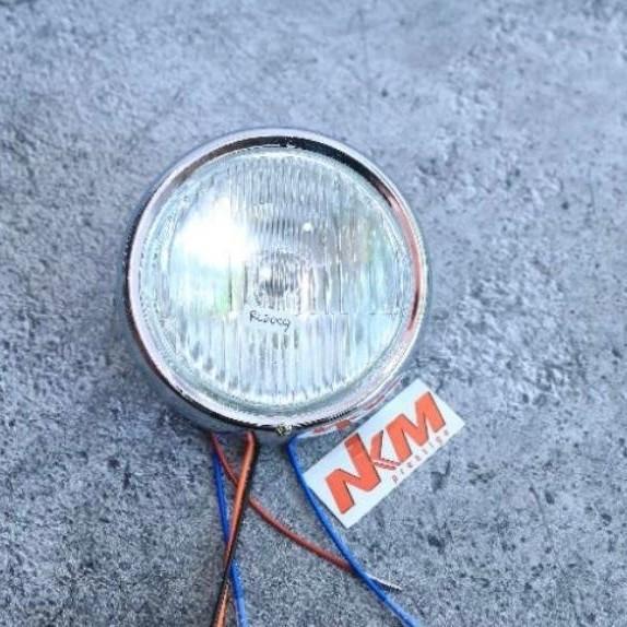 FREE ONGKIR LAMPU DEPAN DAYMAKER C70 C50 BLACKBIRD 2 MODE WHITE YELLOW BISA COD