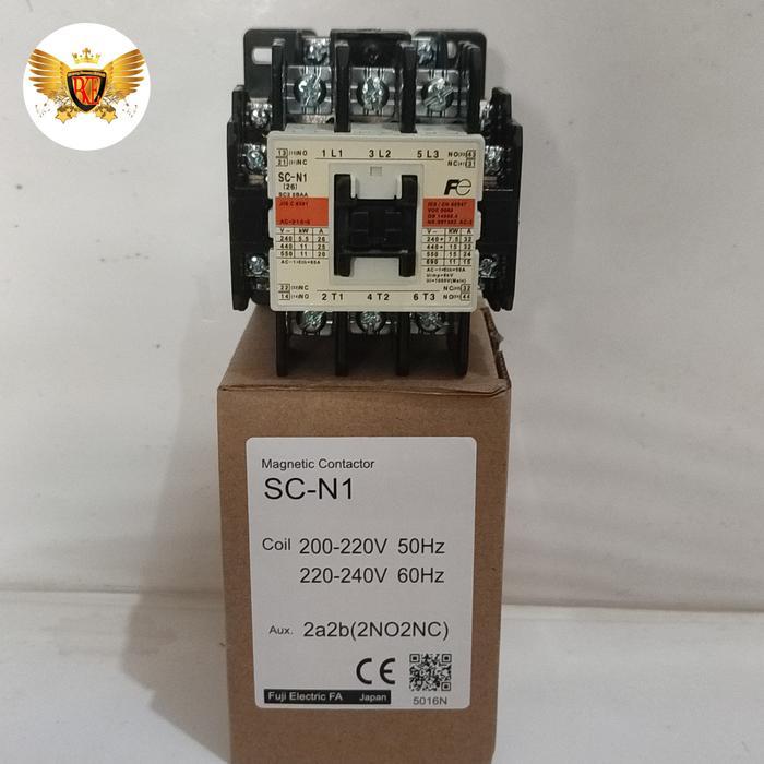 Magnetic Contactor Fuji Sc-N1 Kontaktor Fuji Scn1 Scn-1