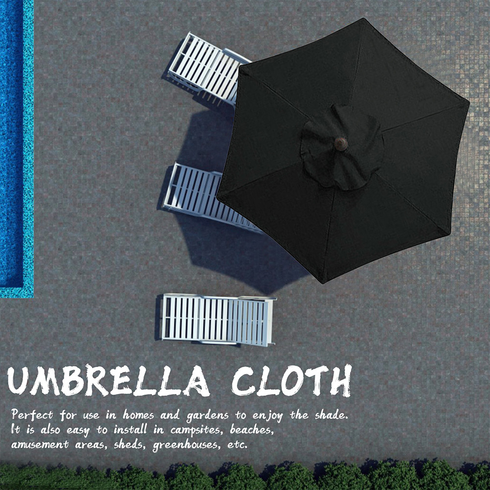 2m Market Umbrella Top Outdoor Table Umbrella Canopy Outdoor Umbrella Canopy Replacement Top for 6
