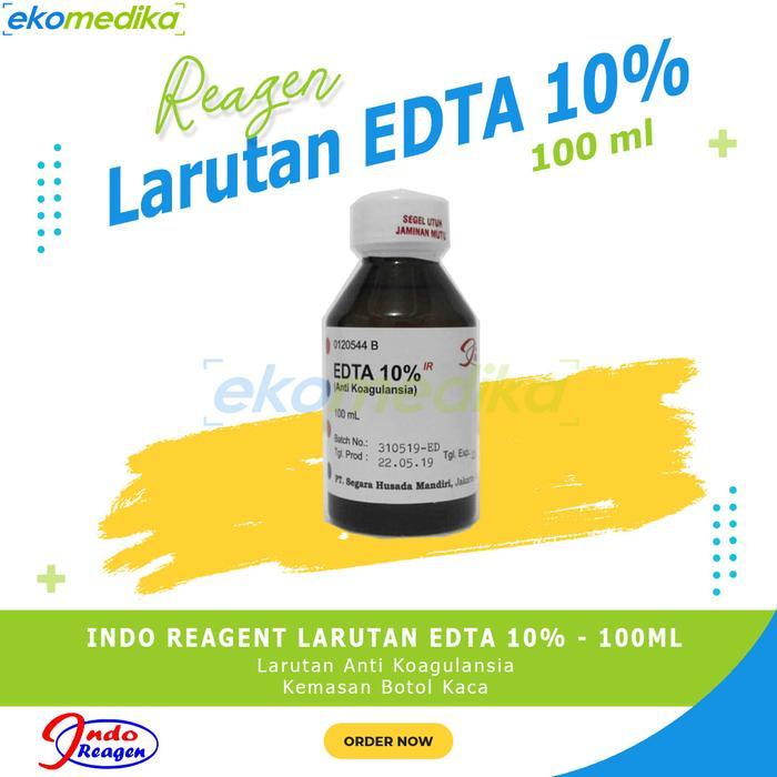 Edta 10% Indo Reagen Larutan Edta 10% 100Ml / Reagen Edta 10%