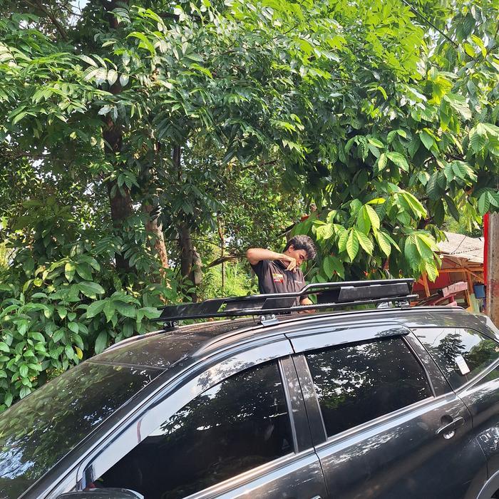 Roof Rack bagasi atas mobil all New Terios / all new rush 2018 - 2025 plus cross bar model langsung