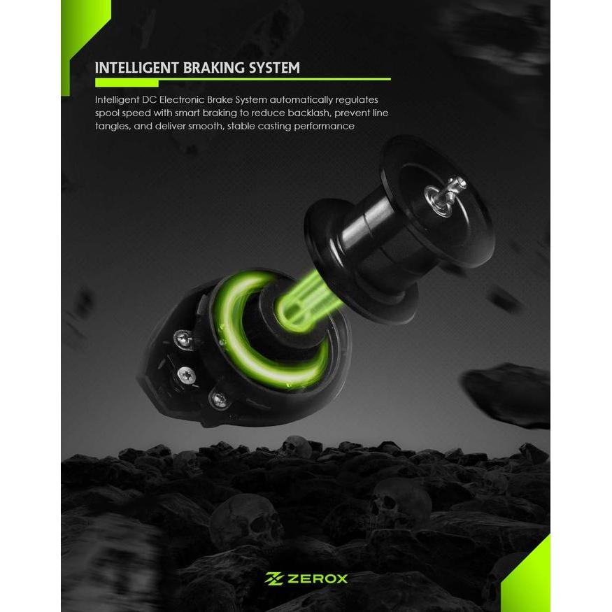 Reel Baitcasting Digital Control Zerox Skelos 151Hg Terlaris