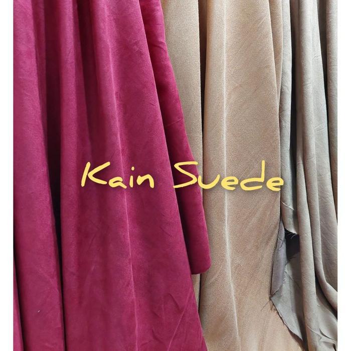 Kain Suede Import, Kain Suede 1/2 meter, Kain Sarung Bantal Sofa
