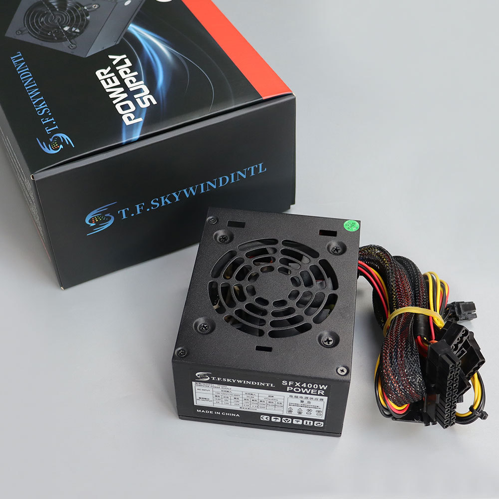 400W SFX PC Power Supply 400W PC Desktop Gaming Power Supply SFX400 Small PSU 110V 220V Suitable for