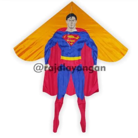 Layangan Spiderman Batman Superman Superhero Hias Kain