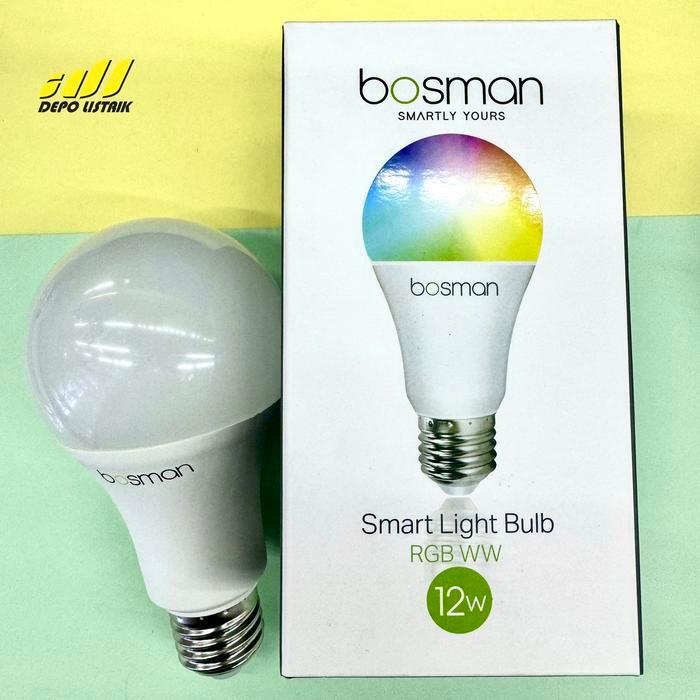 Bosman smart light bulb RGBWW 12W / Lampu bohlam smart 12W