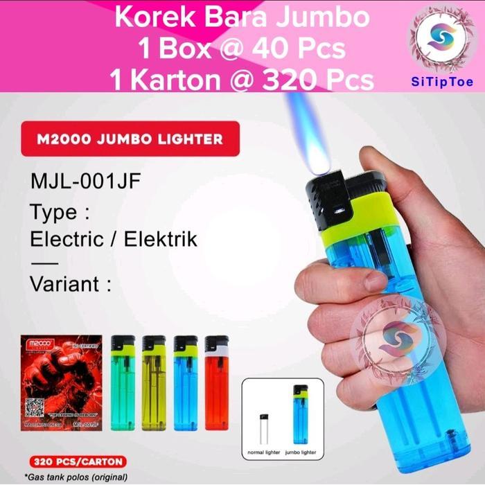 [1 Pcs] Korek Bara Jumbo Super Besar Anti Angin Susah Padam