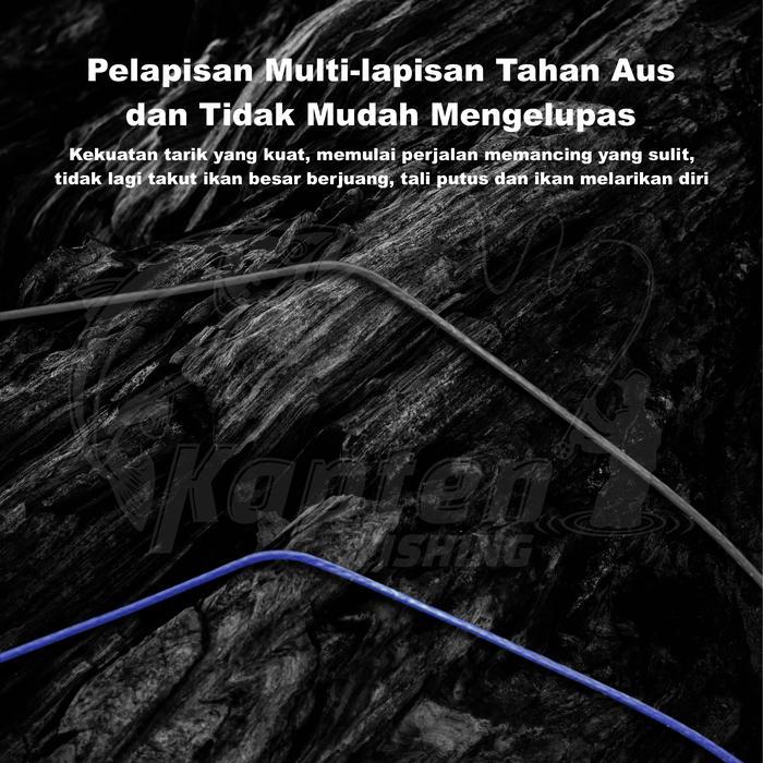 Kaptenfishing 50M Pancing Pesensor Bright Neo+ Jepang Pancing Kuat Anti Keriting Senarpe Murah Umpan