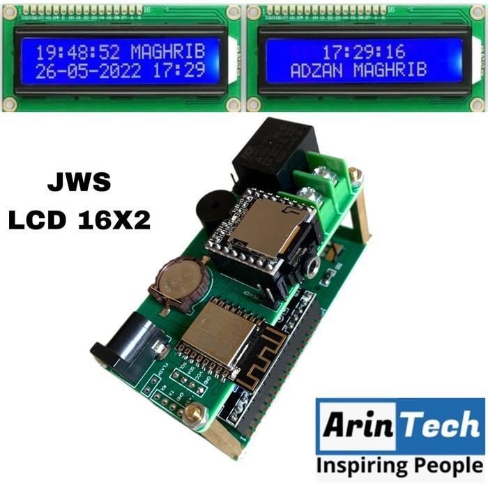 Kontroller - Controller JWS LCD 16x2 Wifi - Jam Sholat Mp3