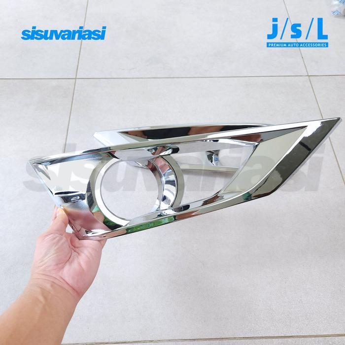 Cover Foglamp Sigra Chrome JSL Garnish Lampu Kabut Aksesoris Mobil Elegan & Stylish