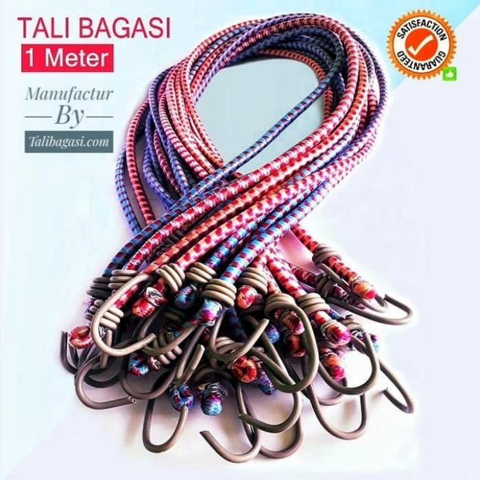 New Tali karet bagasi 100 cm Tali pengikat barang dimotor Tali karet motor