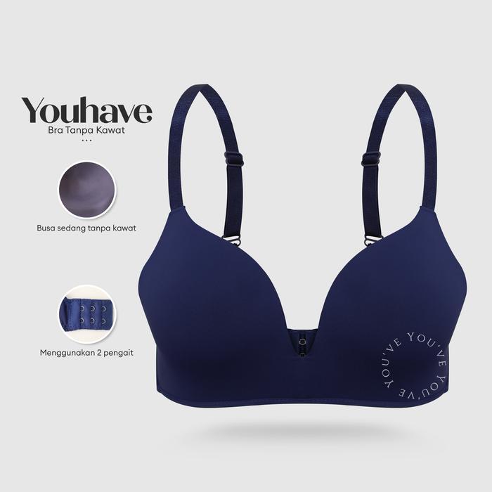 pz42- You'Ve ( Youhave ) Bh Bra Tanpa Kawat Wanita Premium Satin Seamless Busa Tipis 100089