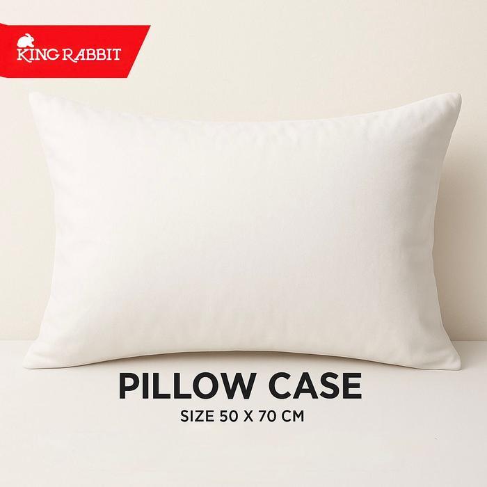 King Rabbit Pillow Case / Sarung Bantal Uk. 50X70 Cm (Motif Random) Original