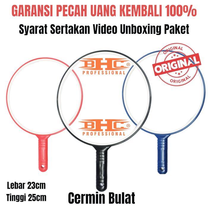 ks85- Kaca Bulat Cermin Gagang Pangkas Rambut Barbershop Barber Shop