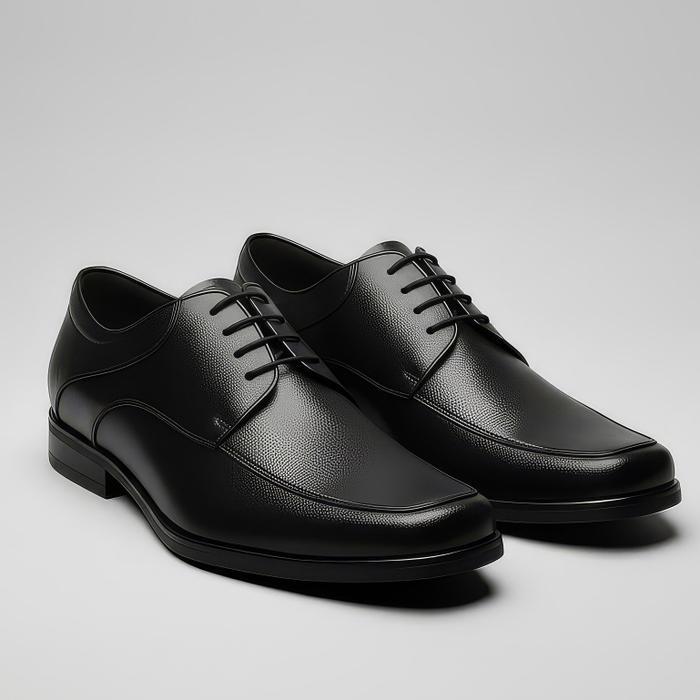 Paulmay Sepatu Formal Pria Milan 73 Pantofel Shoes Hitam Karet Kerja Fantofel