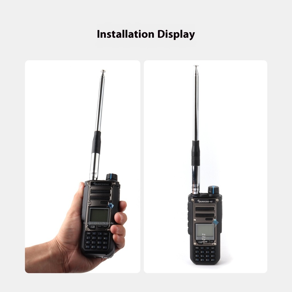 27Mhz Handheld Pull Rod Antenna Sma Mother Shortwave Antenna 27-39Mhz 1.3M