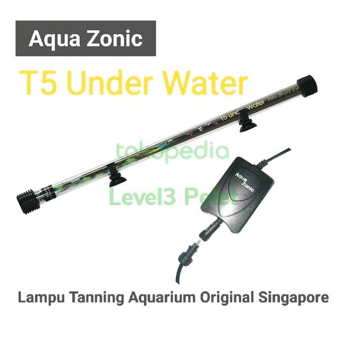 Lampu Aqua Zonic T5 Under Water Tanning Arwana Aquazonic Blue Celup