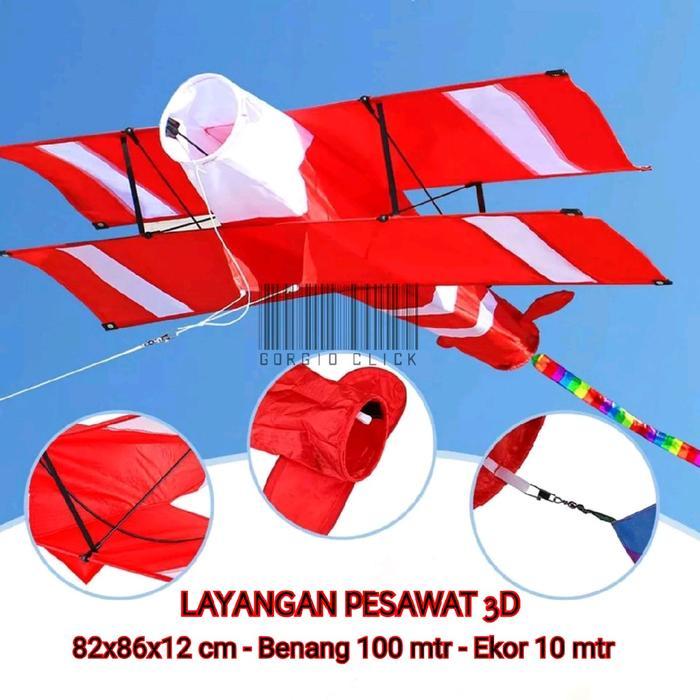 Layangan / Layang Layang Pesawat 3D