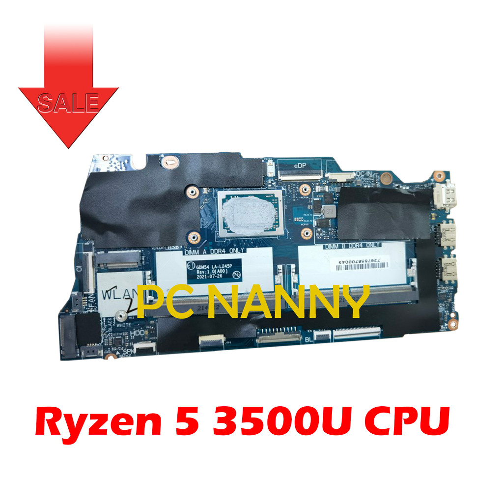 PCNANNY for Dell Inspiron 15 3515 laptop Motherboard Mainboard AMD Ryzen 5 3500U LA-L245P