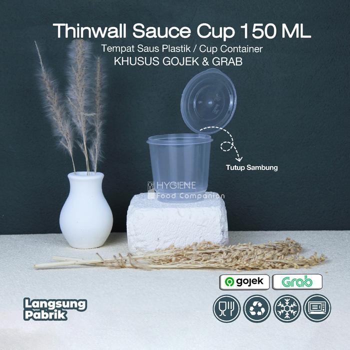 [Banting Harga] Thinwall Cup Puding 150ml Container - Thinwall Cup Puding 150ml