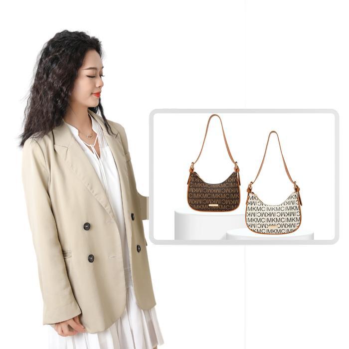 [Voucher] MKMC SHOP Tas Wanita Mini bag Viral Shoulderbag SImple Retro Original Kulit Premium Tas