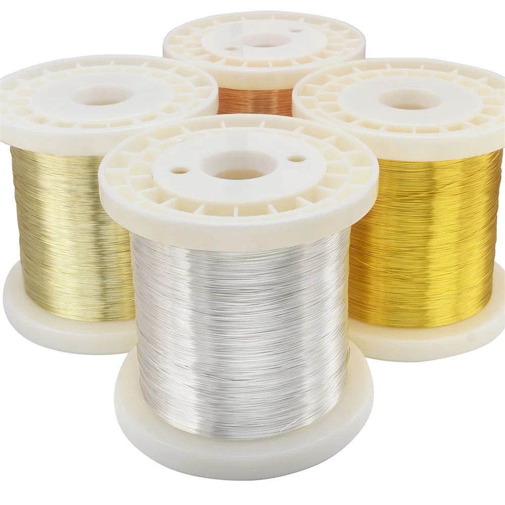1kg/roll Copper Wire for Jewelry Making, Jewelry Craft Wire Tarnish Resistant Copper Beading Wire