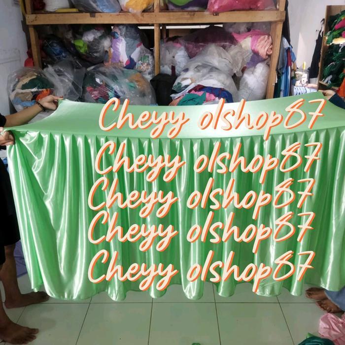 TAPLAK MEJA FULL SET 80CM X 60CM X 240CM - COVER MEJA