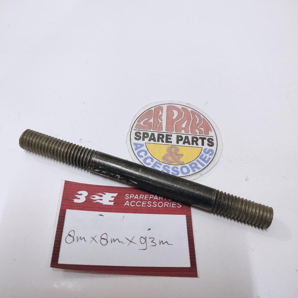 Baut Blok seher DT100 RX100 DT DTX GP TRS Baut tusuk tanam boring 8X8X93