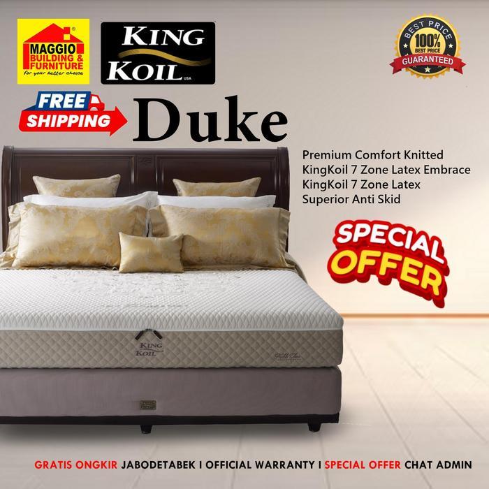 KASUR SPRINGBED KINGKOIL - MATRAS KING KOIL - KASUR KESEHATAN - MATRAS FURNITURE - DUKE - KINGKOIL