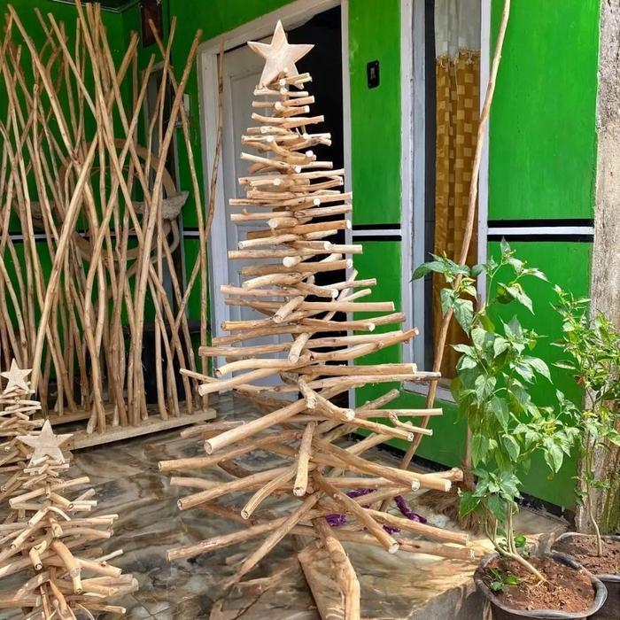 custom order mr. james pohon natal ranting kayu jati