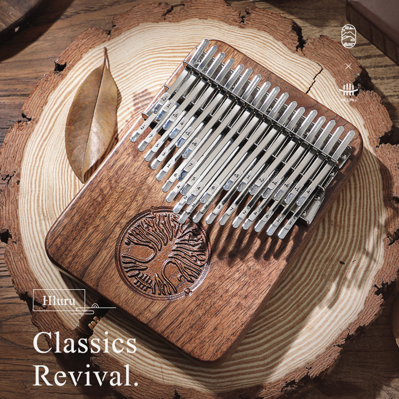 Hluru Kalimba 24 34 38 Keys Professional Thumb Piano Full Solid Wood Black Walnut Kalimba Finger