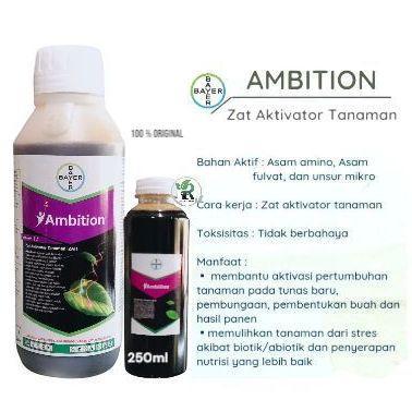 Thejaguar1 Ambition Bayer Repack 250Ml Zat Aktivator Tanaman Asam Amino Original Pupuk