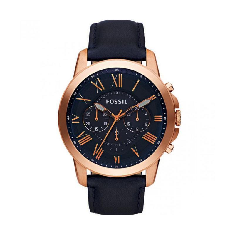 FOSSIL FS4835 Jam Tangan Pria - Biru Tua