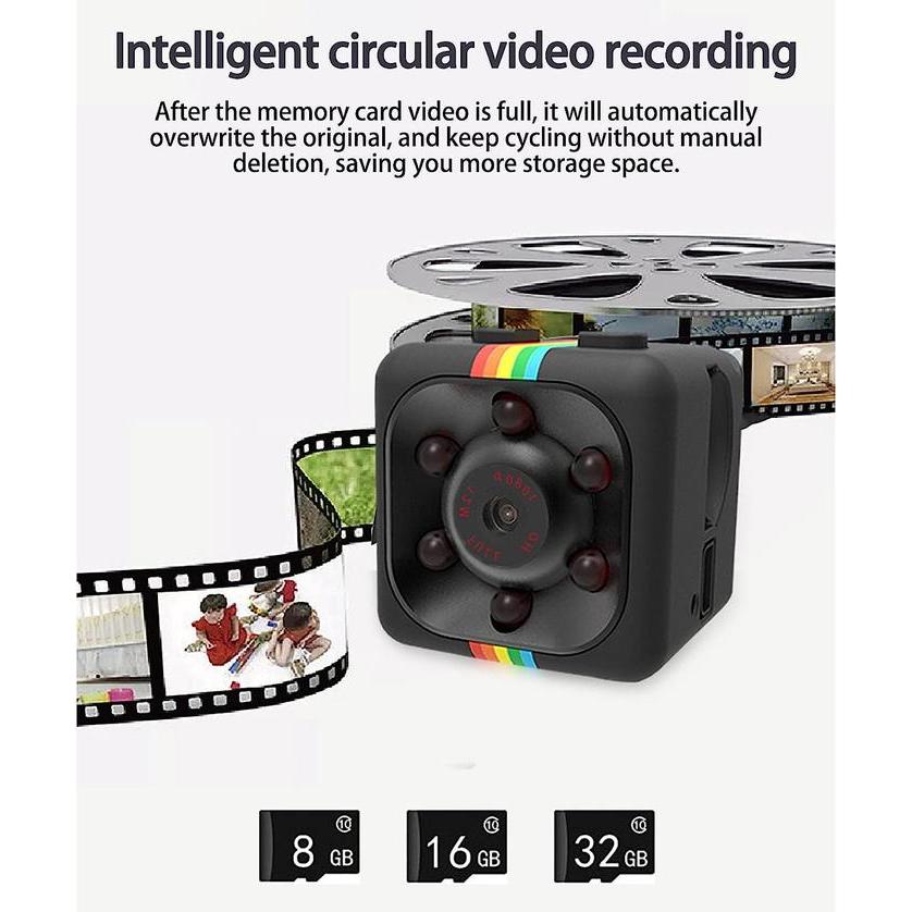 SPY CAMERA MINI TERSEMBUNYI / KAMERA MOBIL / KAMERA SEPEDA MULTIFUNGSI