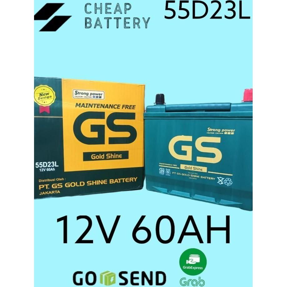 Aki Mobil Wuling Almaz, Wuling Cortez, Gs Mf 55D23L 12V 60Ah