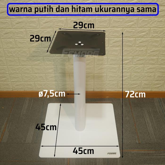 Kaki Meja Femarg Sciatto Cafe Restoran Foodcourt Antik Plat Besi
