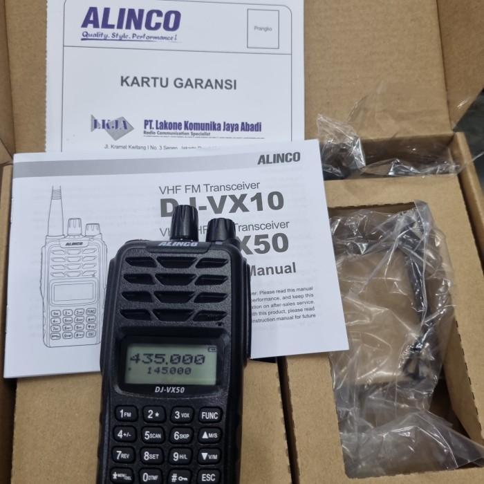 Alinco DJ-VX50 HT DualBand Waterproof Garansi Ori ALTERNATI DJ-W58 DuaBand DJ VX50 ALINCO