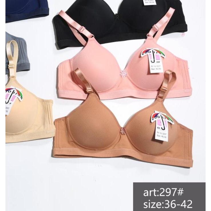 CUCI GUDANG - PAKET ISI 5 BRA GUOJISAN KAIT 3 CUP B BH GUOJISAN ART 297 BEORI ORINAL KAZOLABUSANA
