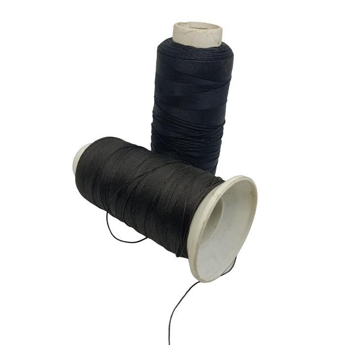gzmu- Tali Benang Nylon Nilon Untuk Tasbih Gelang Sol Sepatu Hitam D9 Cone
