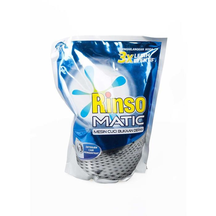 Top Rinso Matic Deterjen Cair Bukaan Depan 1.6 Liter