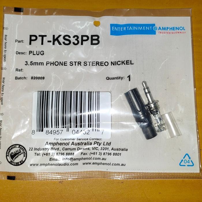 murahJaminan- Jack Amphenol Mini Stereo 3.5Mm /Amphenol Pt-Ks3Pb