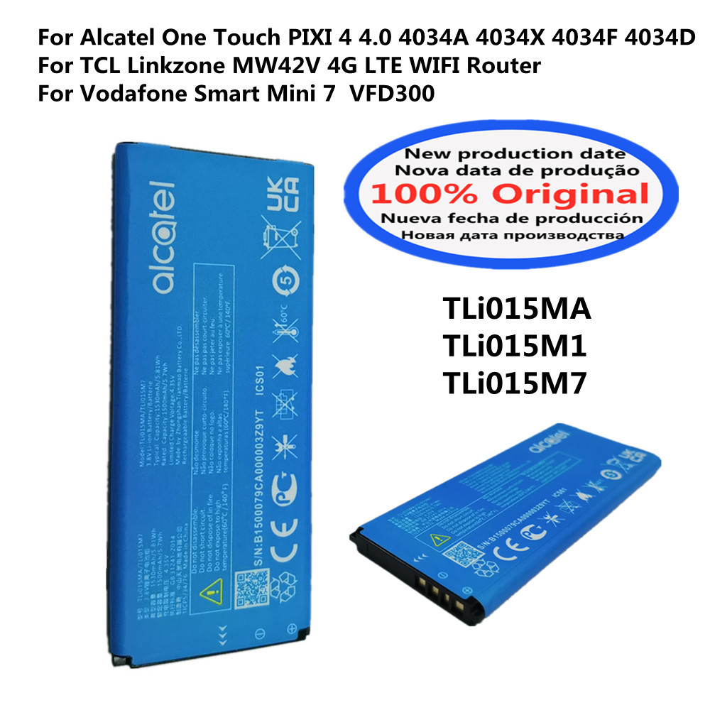 Tli015Ma Phone Battery For Alcatel One Touch Pixi 4 4034A 4034D 4034X 4034F For Vodafone Smart 7