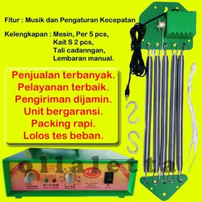 Ayunan Bayi Elektrik OK Listrik Otomatis (1 set)