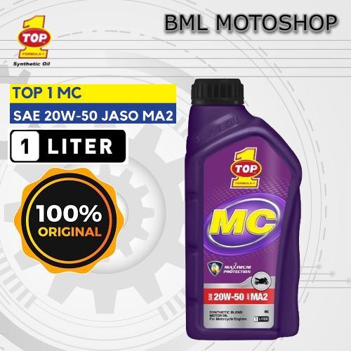 Oli Motor Top 1 MC 20w-50 1L Orisinil Oli Motor Bebek