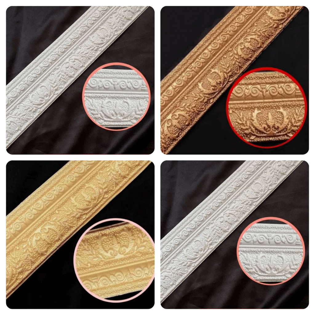 Border List Wallpaper List Wallpaper Dinding Foam 3d Stiker List Dinding Wall Moulding Walpaper